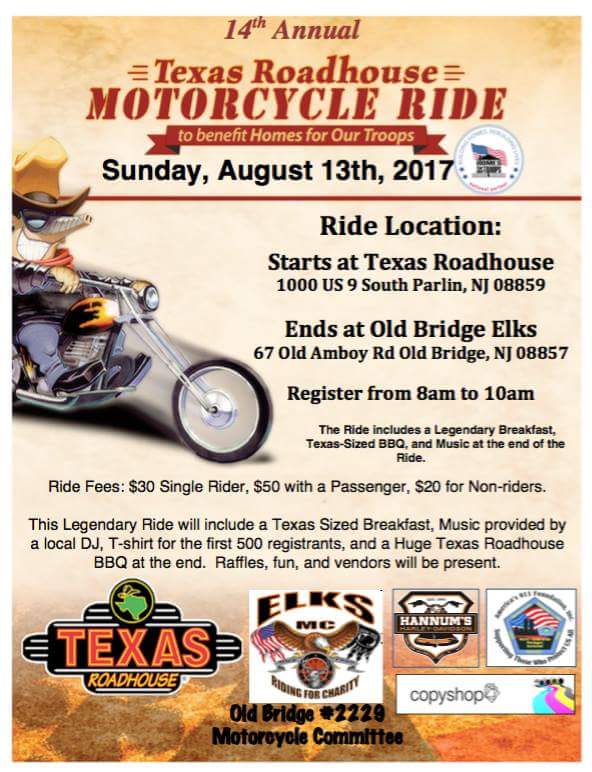 Homes for Our Troops Benefit at Old Bridge Elks Tequila Rose Band